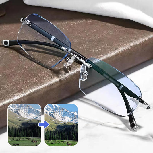 š„New Sapphire high hardness anti-blue Dual-Use Reading Glasses
