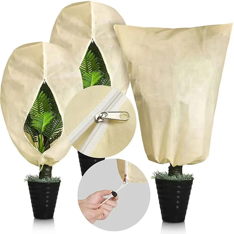 🎅Early Xmas Sales - 50% OFF🎄Plant Thickened Drawstring Bag Freeze Protection Covers
