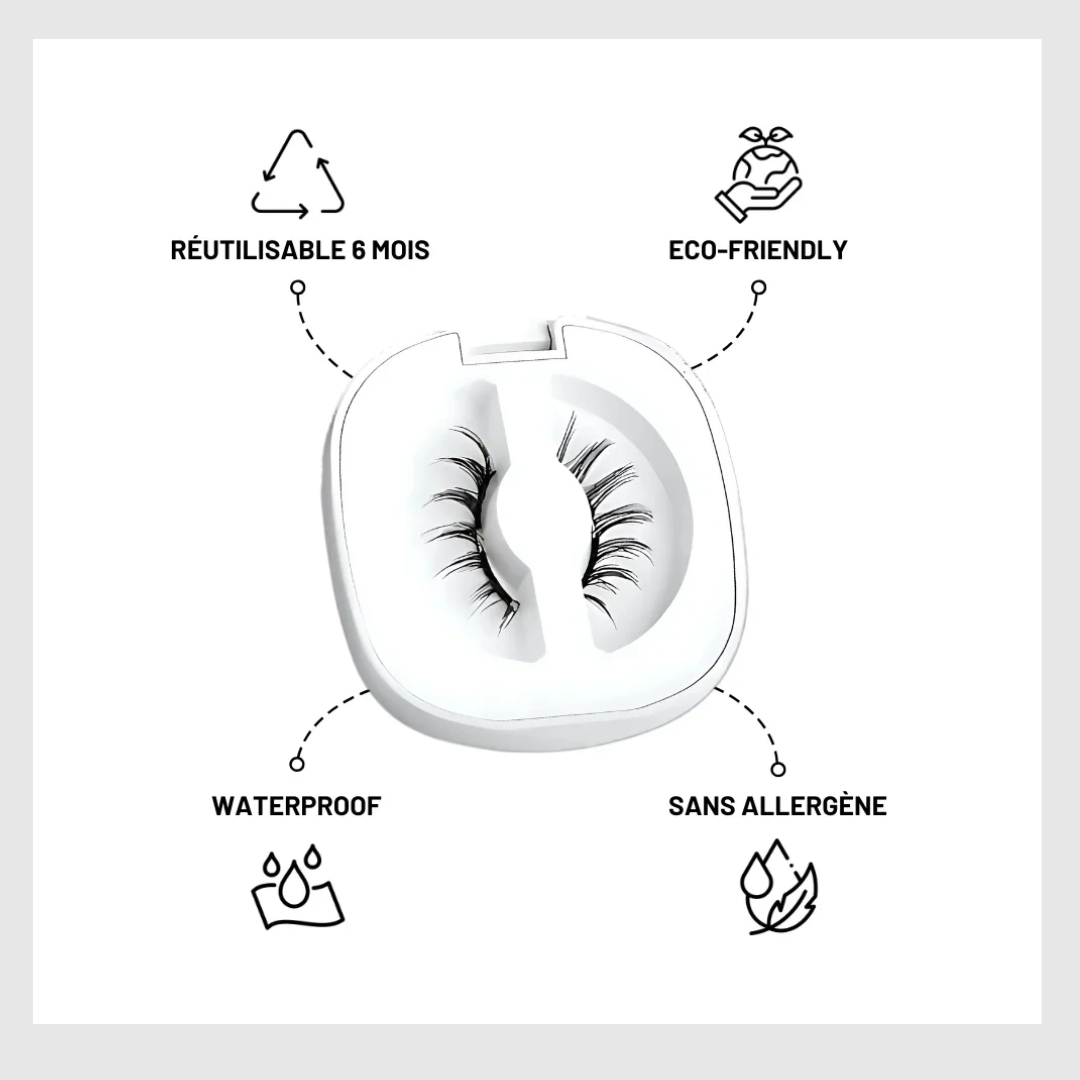 🔥Last Day Buy 1 Get 1 Free!!Reusable Premium Magnetic Eyelashes with Applicator