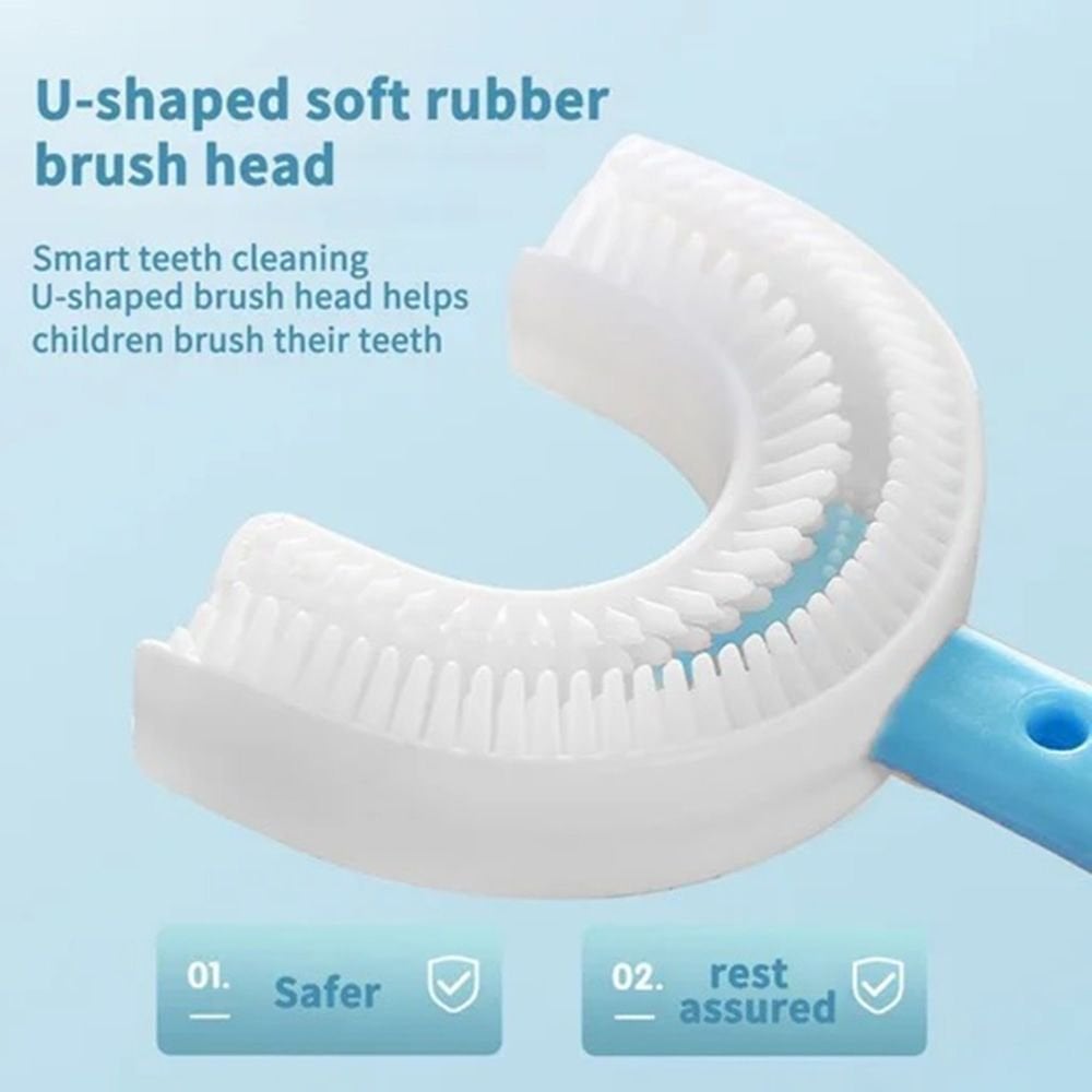 💝All Rounded Children U-Shape Toothbrush