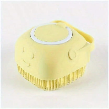 ⏰ Super Discount 🌟3PCS Pet Shampoo Brush With Built-In Dispenser - Gentle Massage Bath Comb For Dogs & Cats, No Batteries Required
