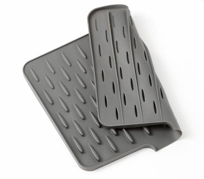 No-Spill Silicone Worktop Saver – Heat-Resistant & Non-Slip Mat for Drip-Free Drying