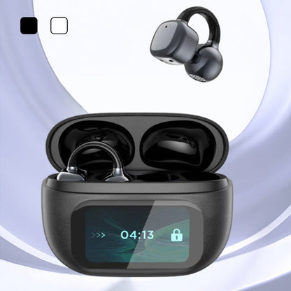 2025 HOT SALE🔥Ear Clip-on Smart Color Screen Intelligent Translation Headset??