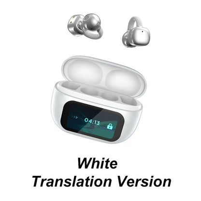 2025 HOT SALE🔥Ear Clip-on Smart Color Screen Intelligent Translation Headset??