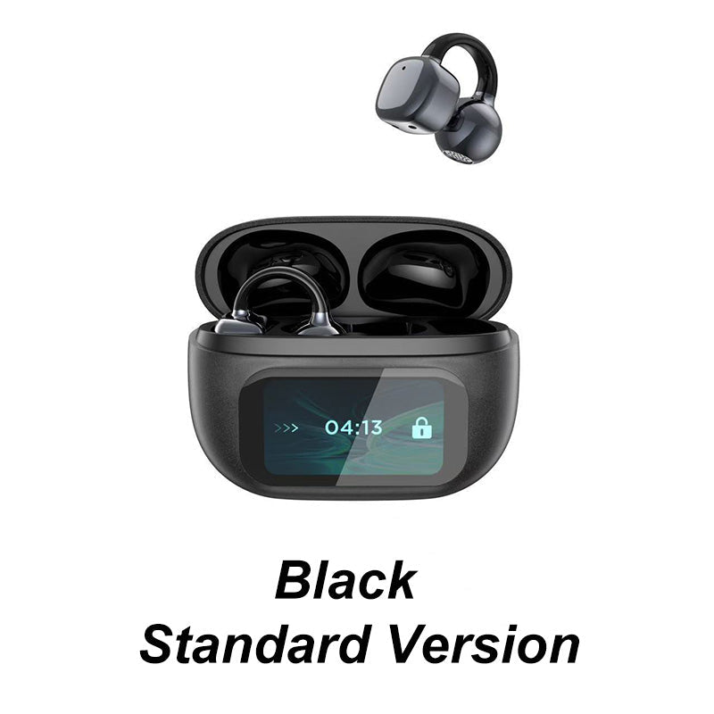 2025 HOT SALE🔥Ear Clip-on Smart Color Screen Intelligent Translation Headset??