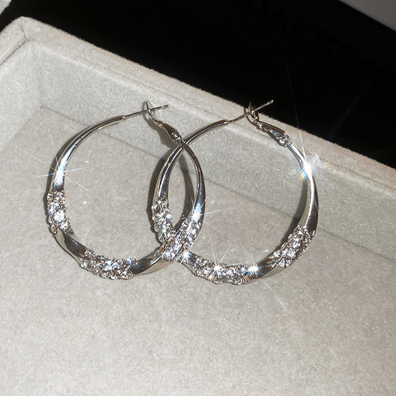 🔥Circle Earrings with Zirconia