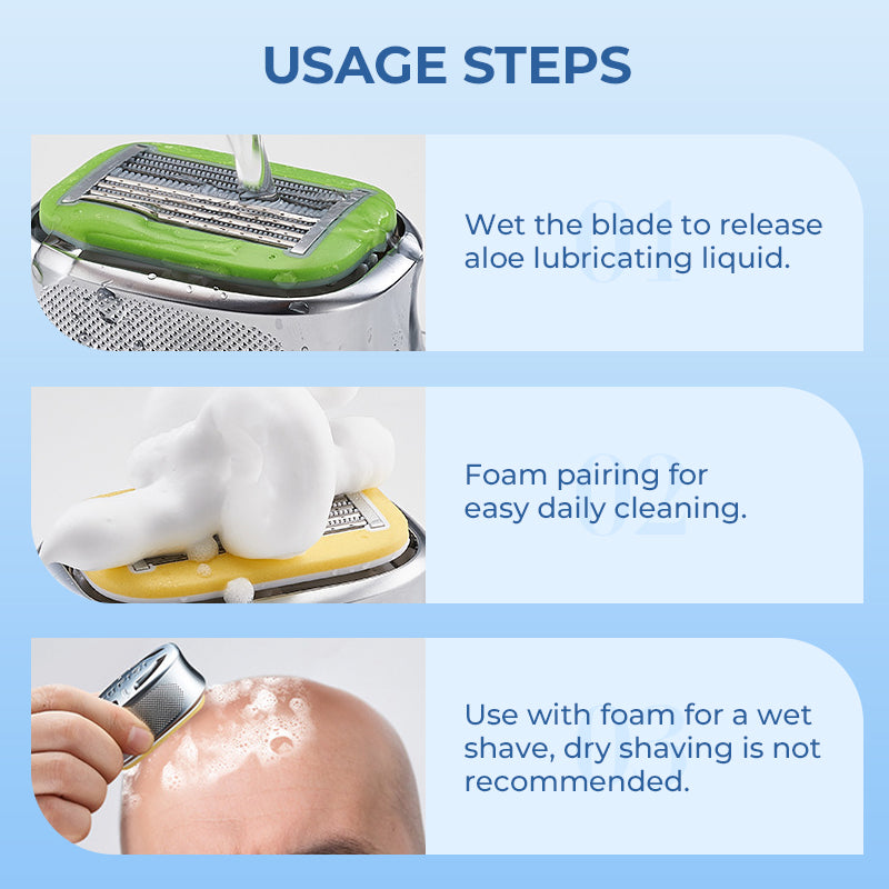 🎁Manual Shaving Tool for Bald Heads